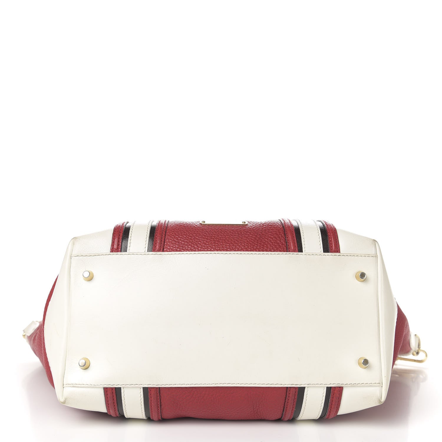 Burberry Grainy Calfskin Tote Red 16 of 17