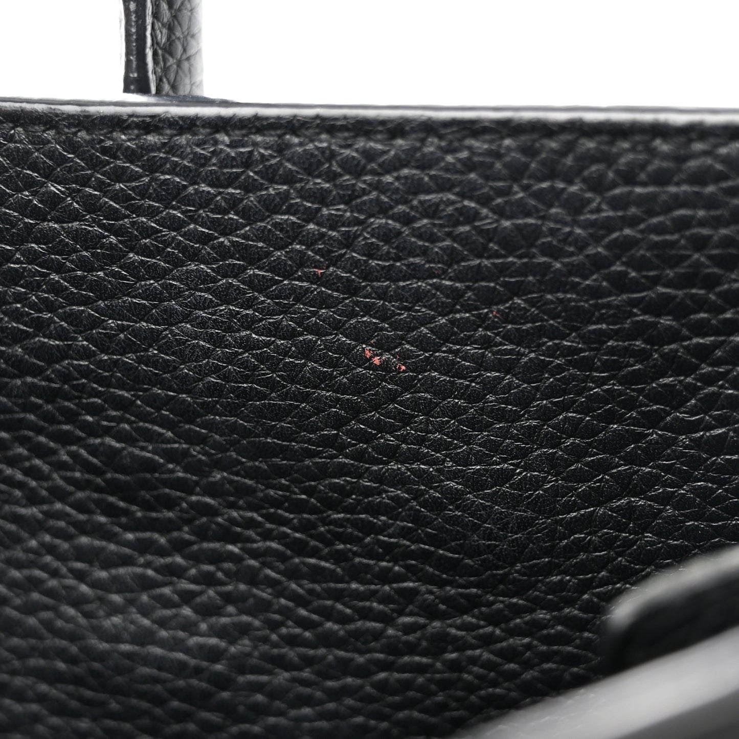 Grained Calfskin Baby Sac De Jour Souple Black