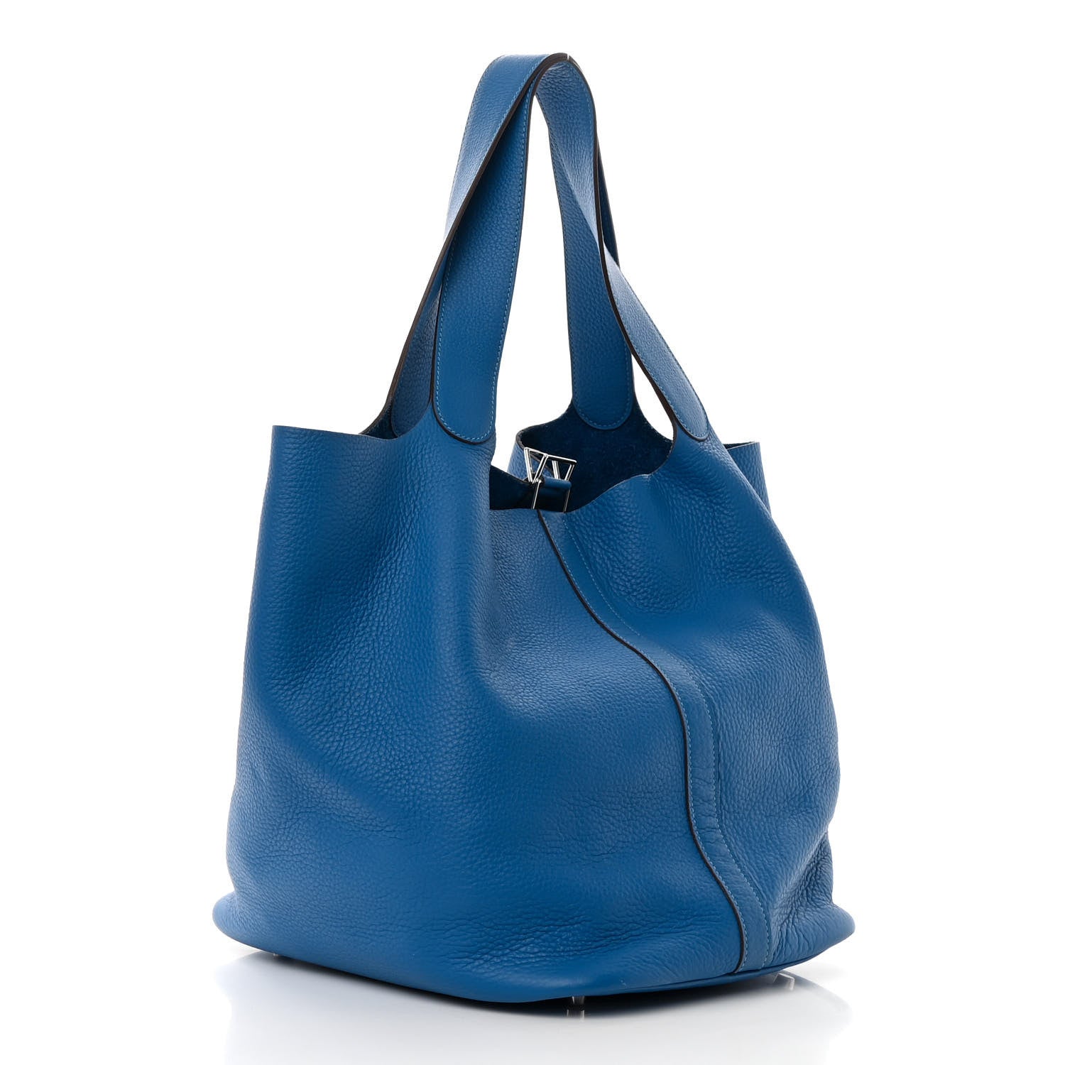 Hermes Taurillon Clemence Picotin Lock 26 MM Mykonos 3 of 13