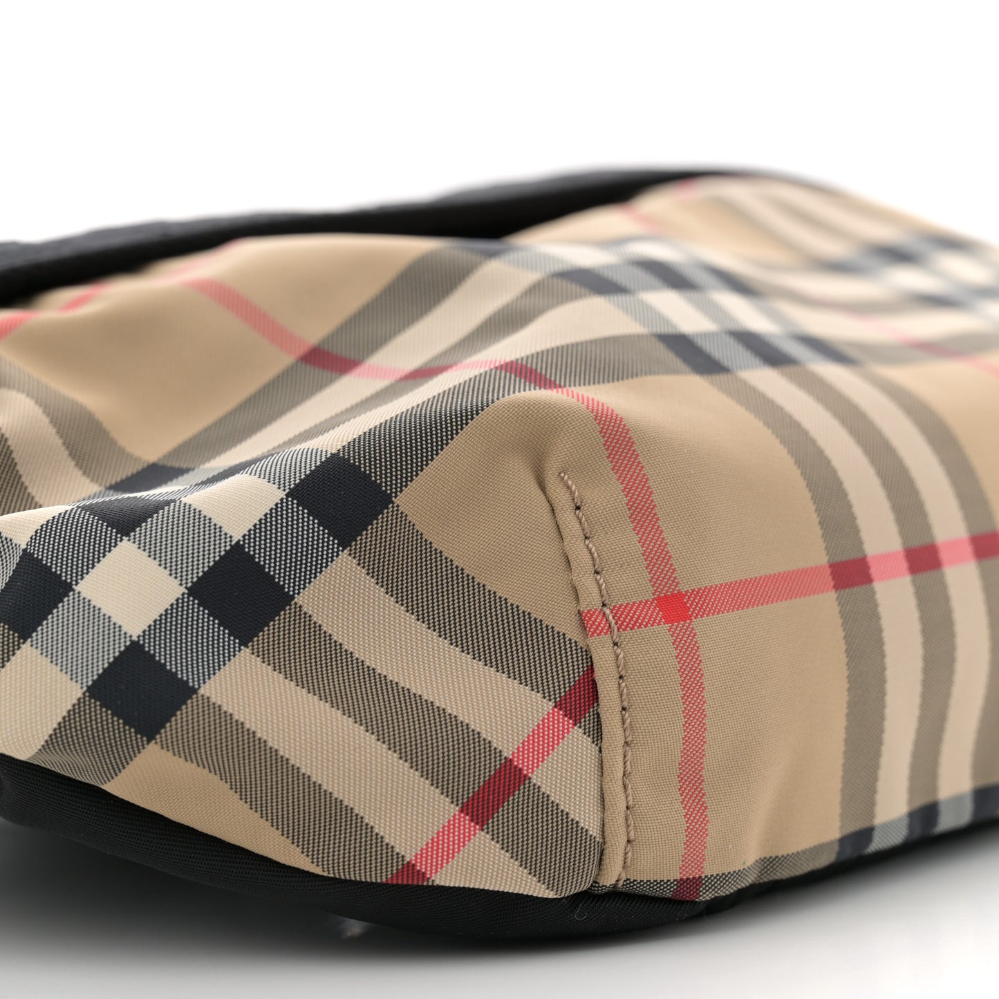Nylon Vintage Check Sonny Bum Bag Archive Beige Black