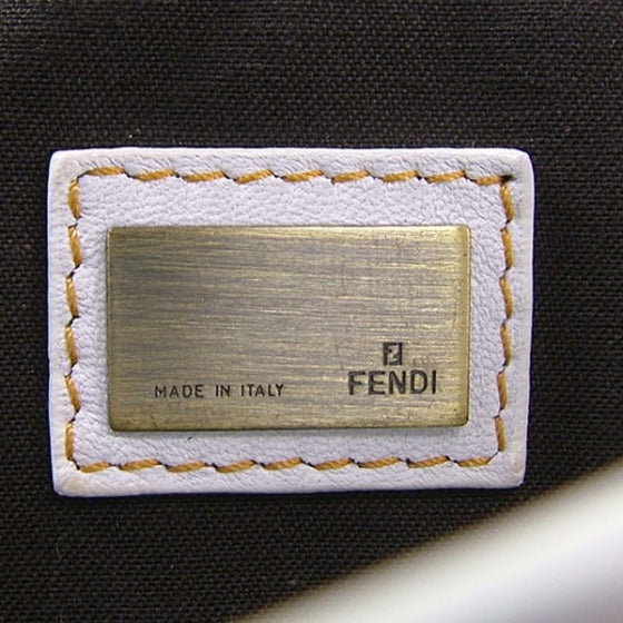 Fendi Toile Patent B BAG White 7 of 12