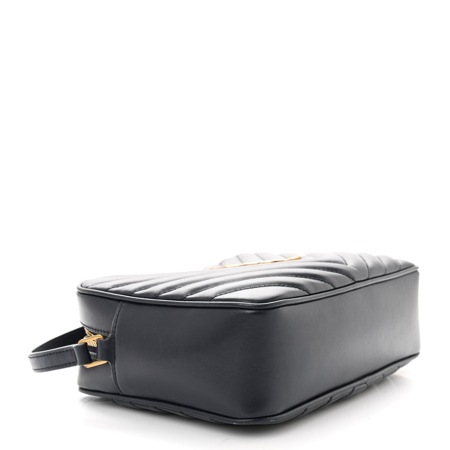 Calfskin Matelasse Monogram Lou Camera Bag Deep Marine