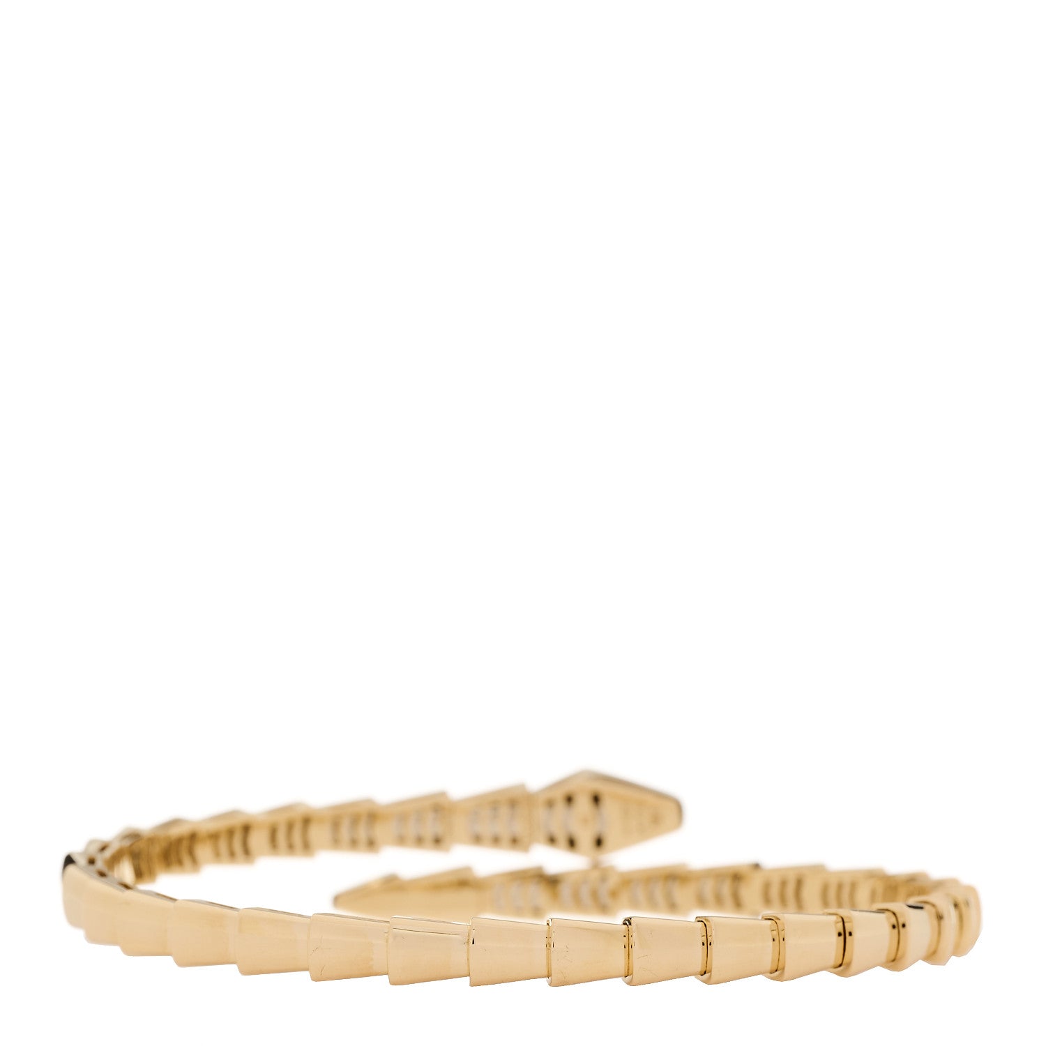 Bulgari 18K Yellow Gold Serpenti Viper Bracelet M 3 of 5