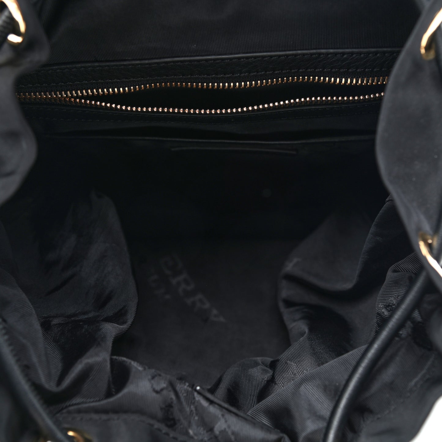 Nylon Medium Rucksack Backpack Black