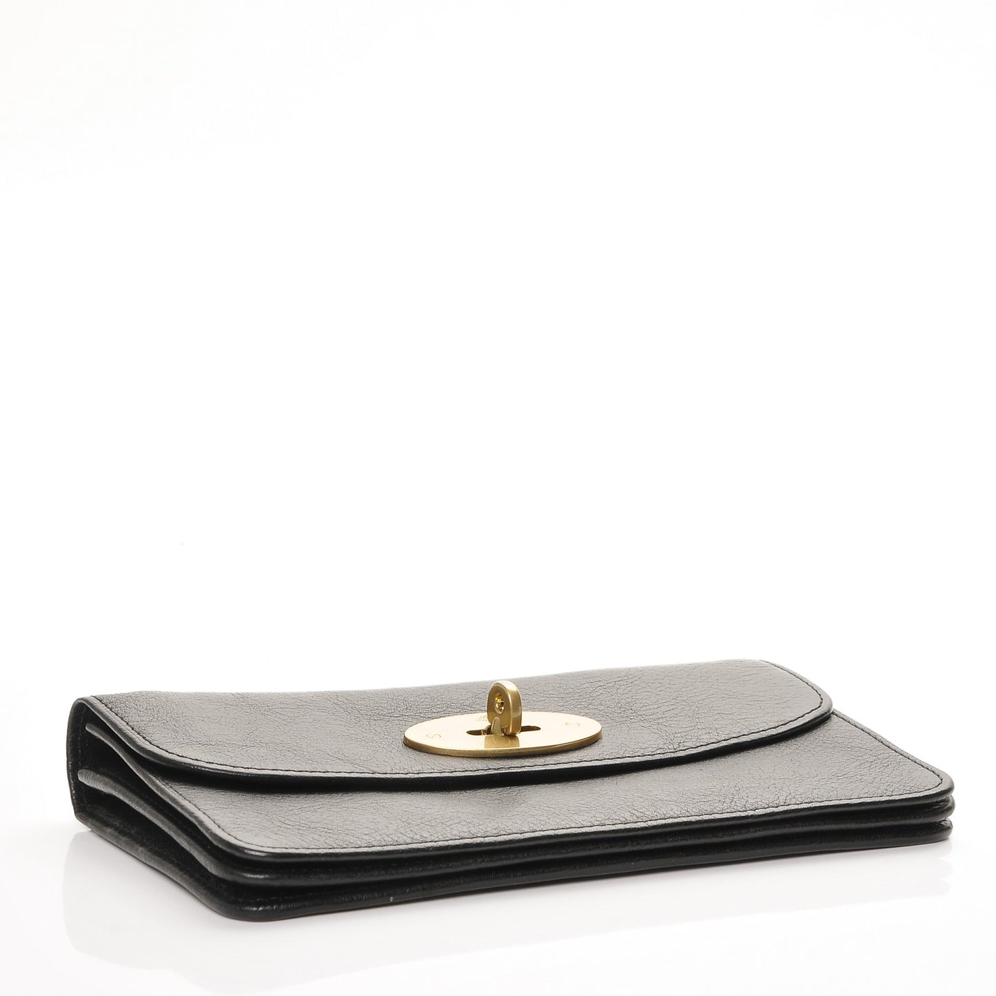 Grainy Leather Bayswater Wallet Black