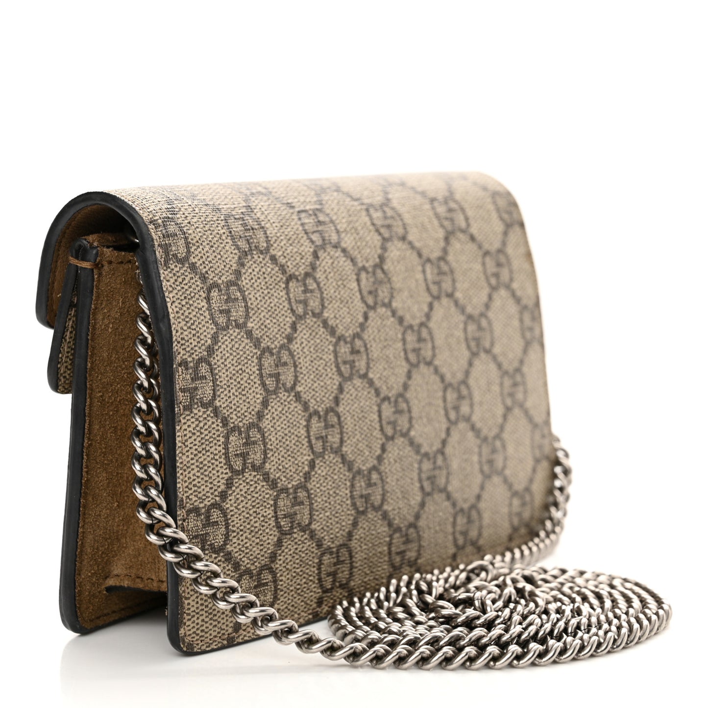 GG Supreme Monogram Super Mini Dionysus Shoulder Bag Taupe