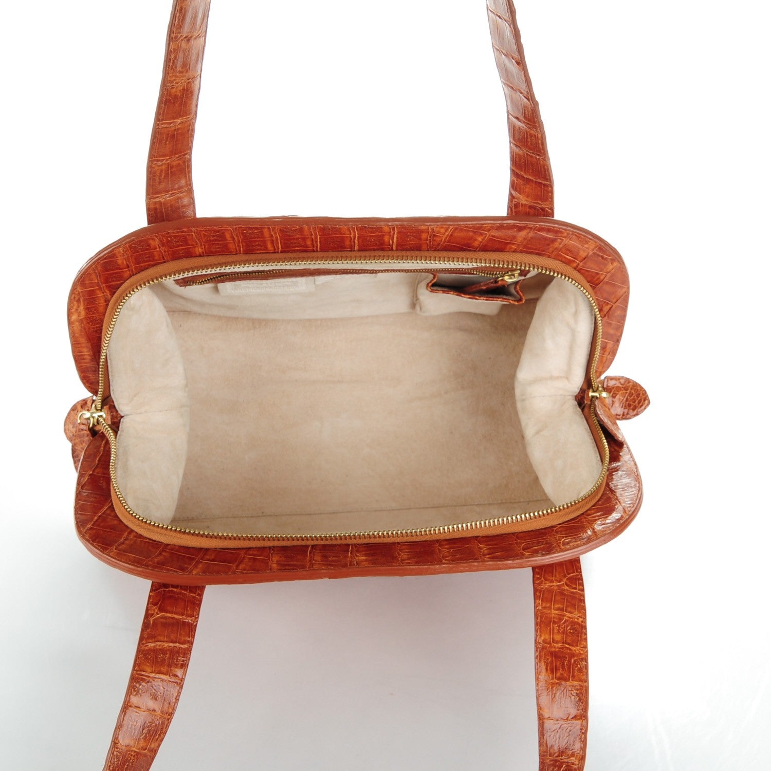 Nancy Gonzalez Crocodile Frame Bag Brown 5 of 7