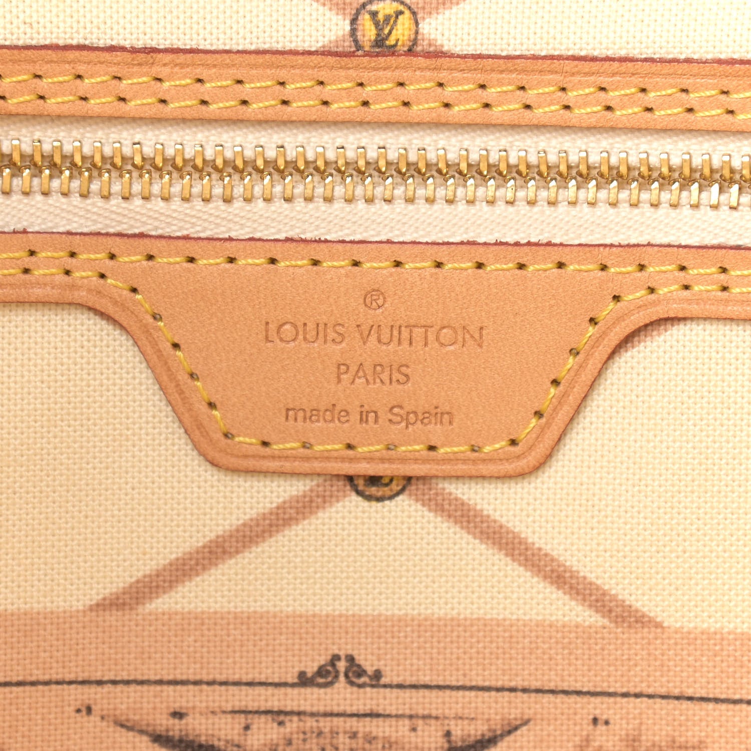 Louis Vuitton Damier Azur Summer Trunks Neo Neverfull MM 6 of 16