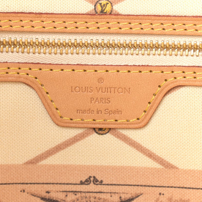 Louis Vuitton Damier Azur Summer Trunks Neo Neverfull MM 6 of 16