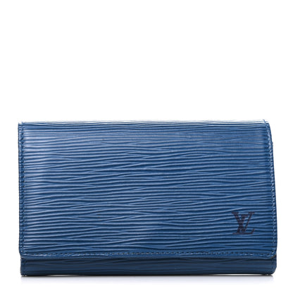 Louis Vuitton Epi Porte-Monnaie Billets Tresor Wallet Myrtille 1 of 6