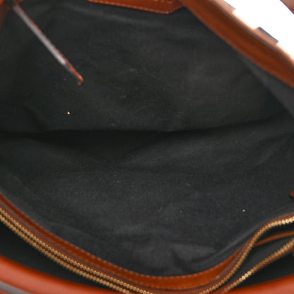 Burberry House Check Bridle Calfskin Medium Gosford Hobo Dark Tan 6 of 14