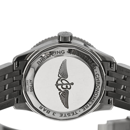 Breitling Stainless Steel Diamond Mother of Pearl 35mm Navitimer Automatic Watch A17395211A1A1 4 of 4