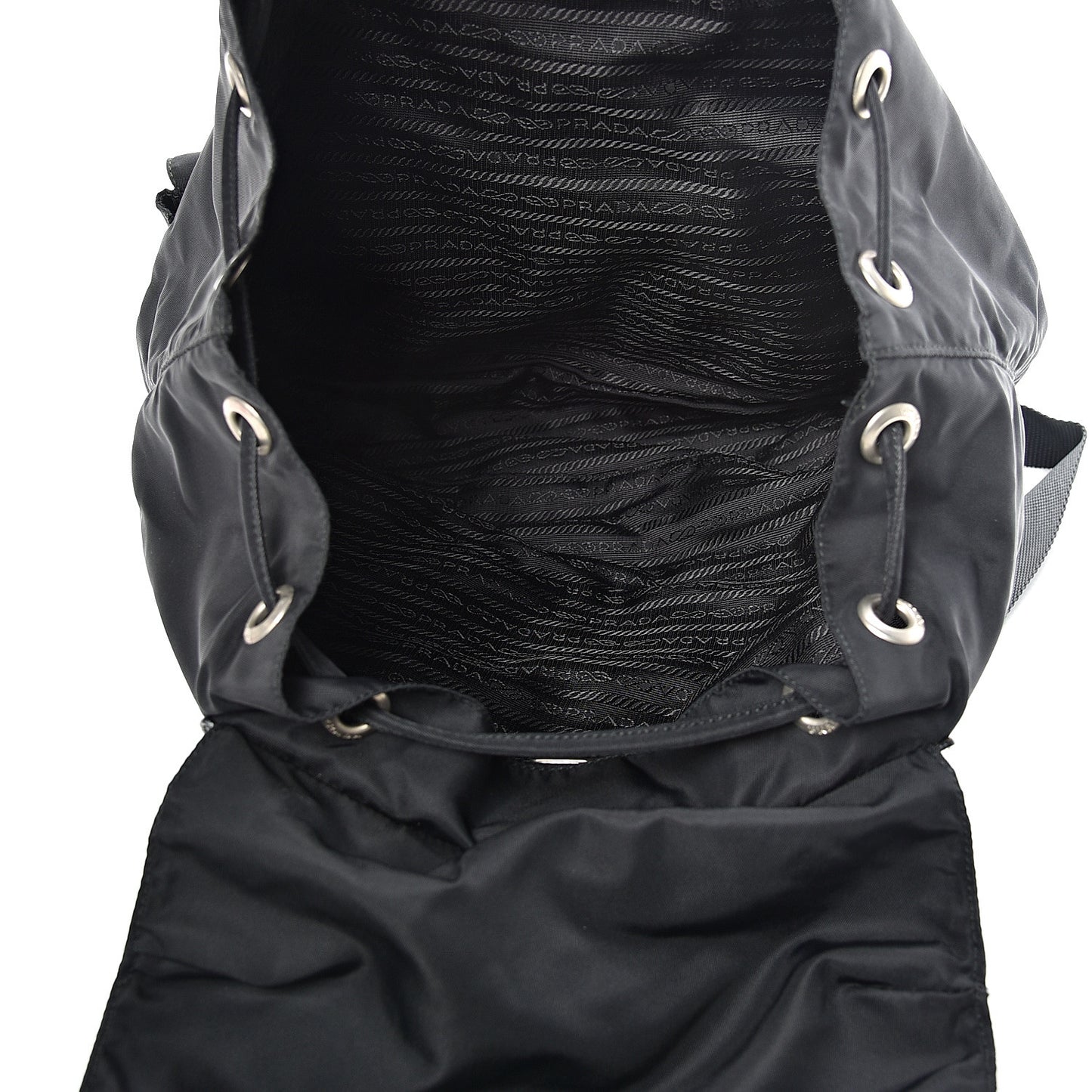 Nylon Vela Medium Backpack Black