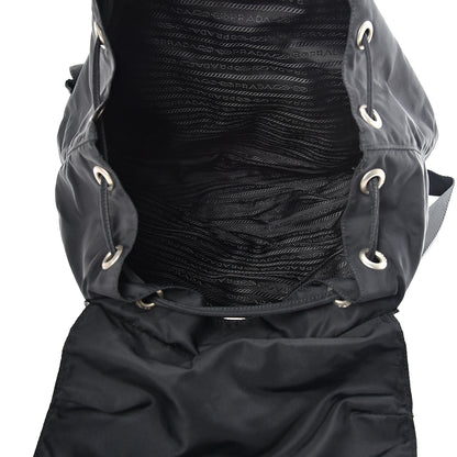 Prada Nylon Vela Medium Backpack Black 4 of 11