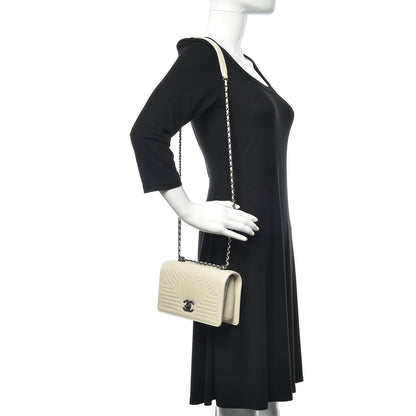 Chanel Calfskin Quilted Small Korean Garden Flap Off White 2 of 10