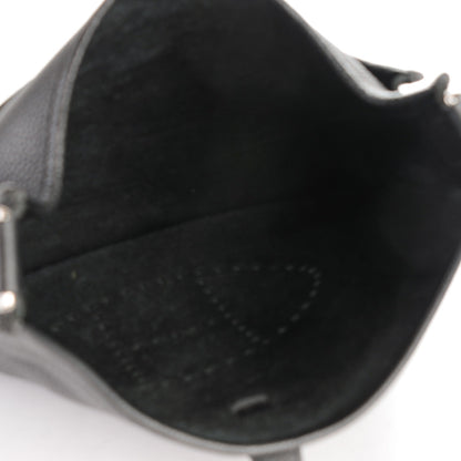 Hermes Taurillon Clemence Evelyne III PM Black 11 of 13