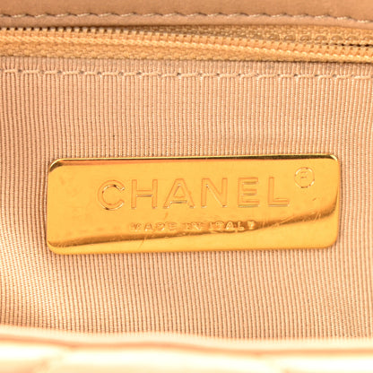 Chanel Lambskin Quilted Medium Chanel 19 Flap Dark Beige 6 of 14