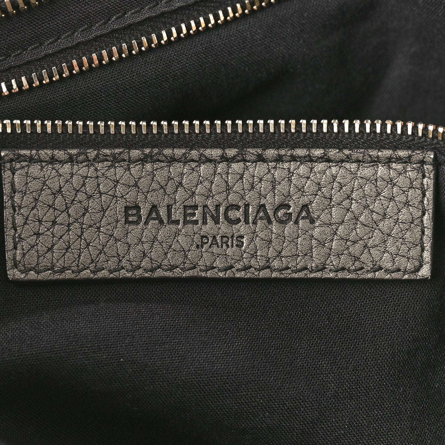 Grained Calfskin Classic Gold Hardware City Ombre Grey Gradient
