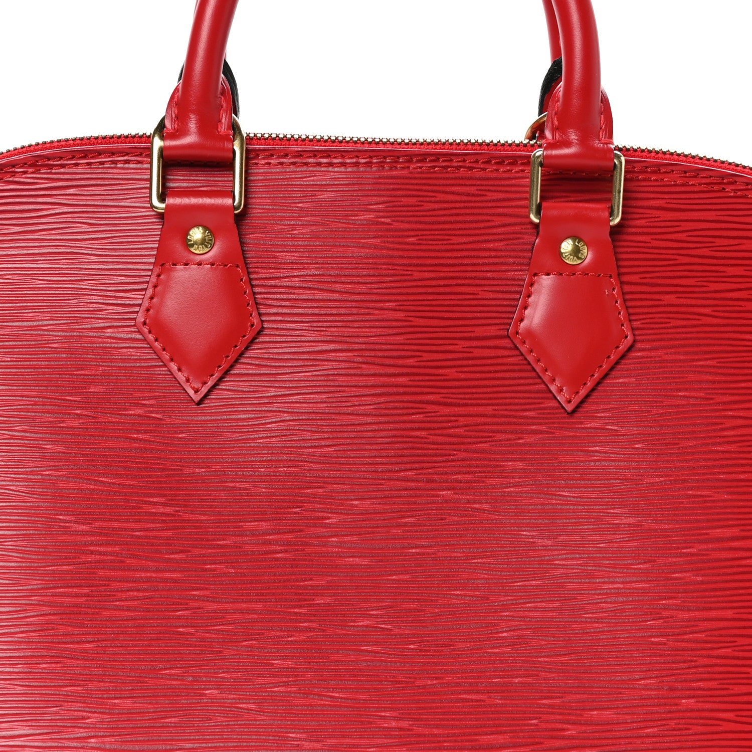 Louis Vuitton Epi Alma PM Castillan Red 8 of 10