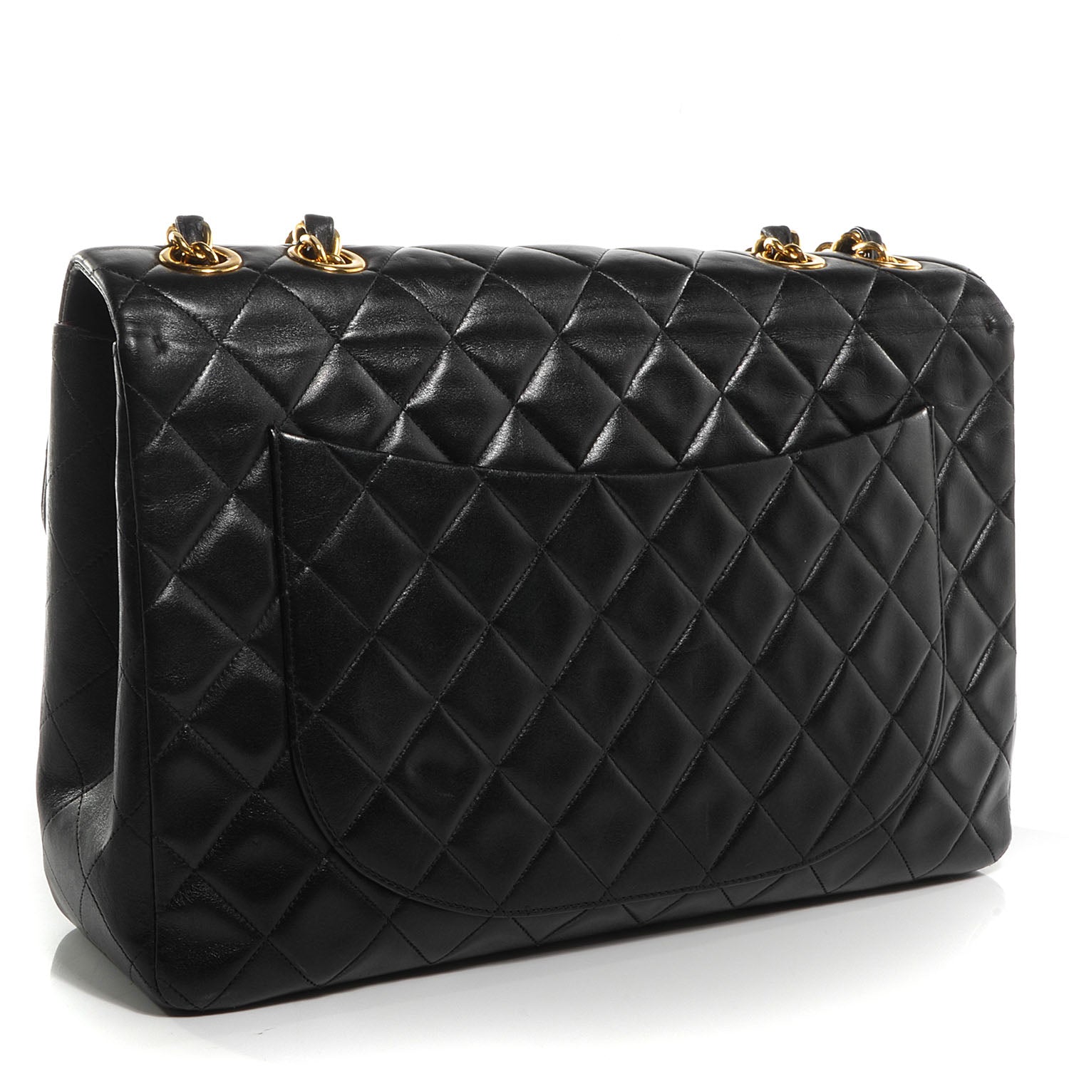 Chanel Lambskin XL Jumbo Flap Black 3 of 10