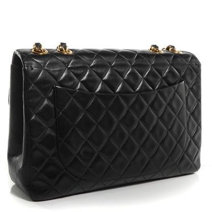Chanel Lambskin XL Jumbo Flap Black 3 of 10