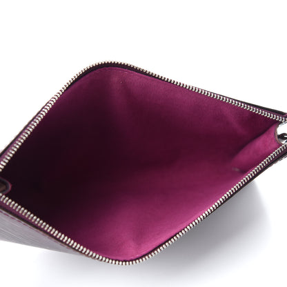 Louis Vuitton Epi Pochette Accessories 24 Cassis 5 of 10