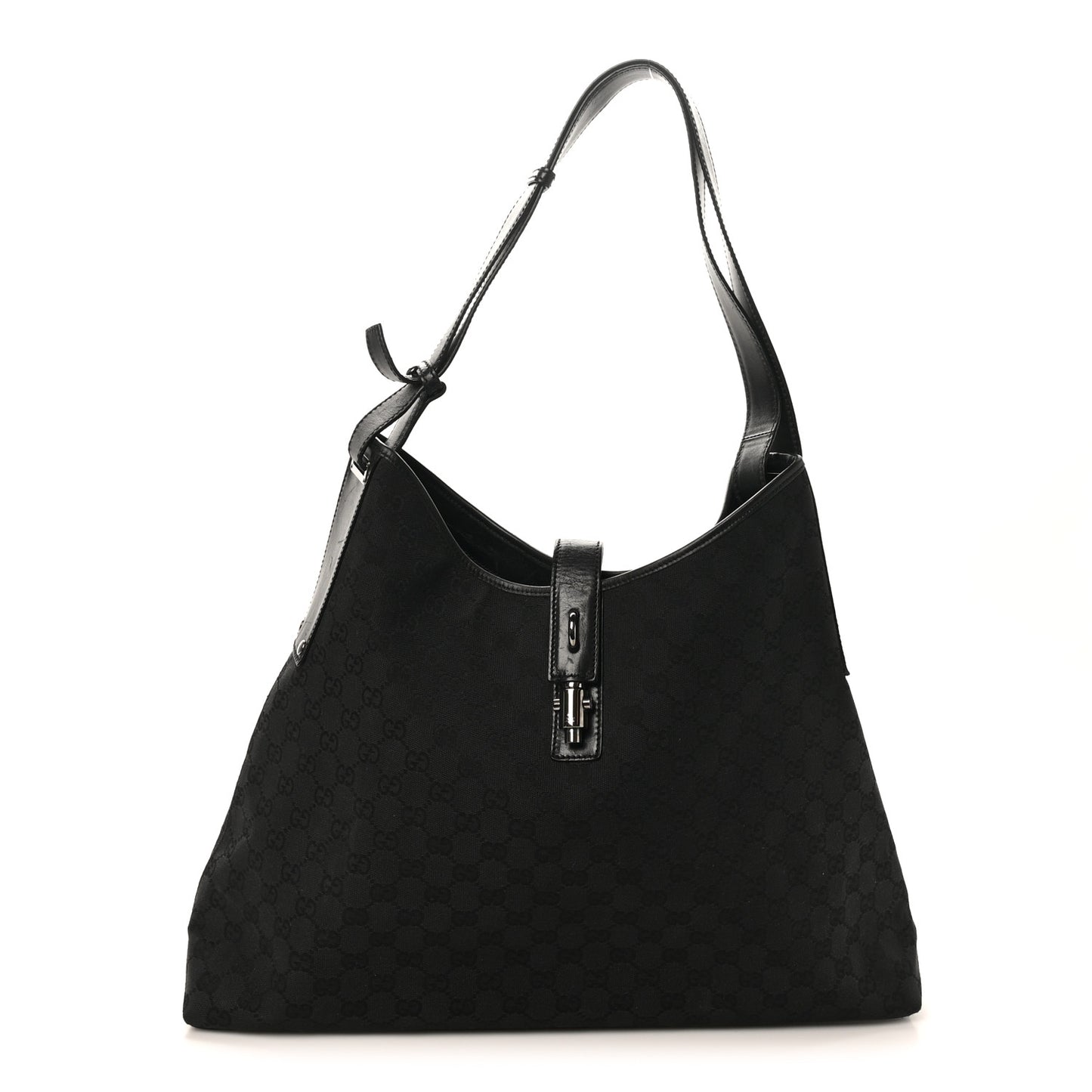 Monogram Large Jackie O Hobo Black