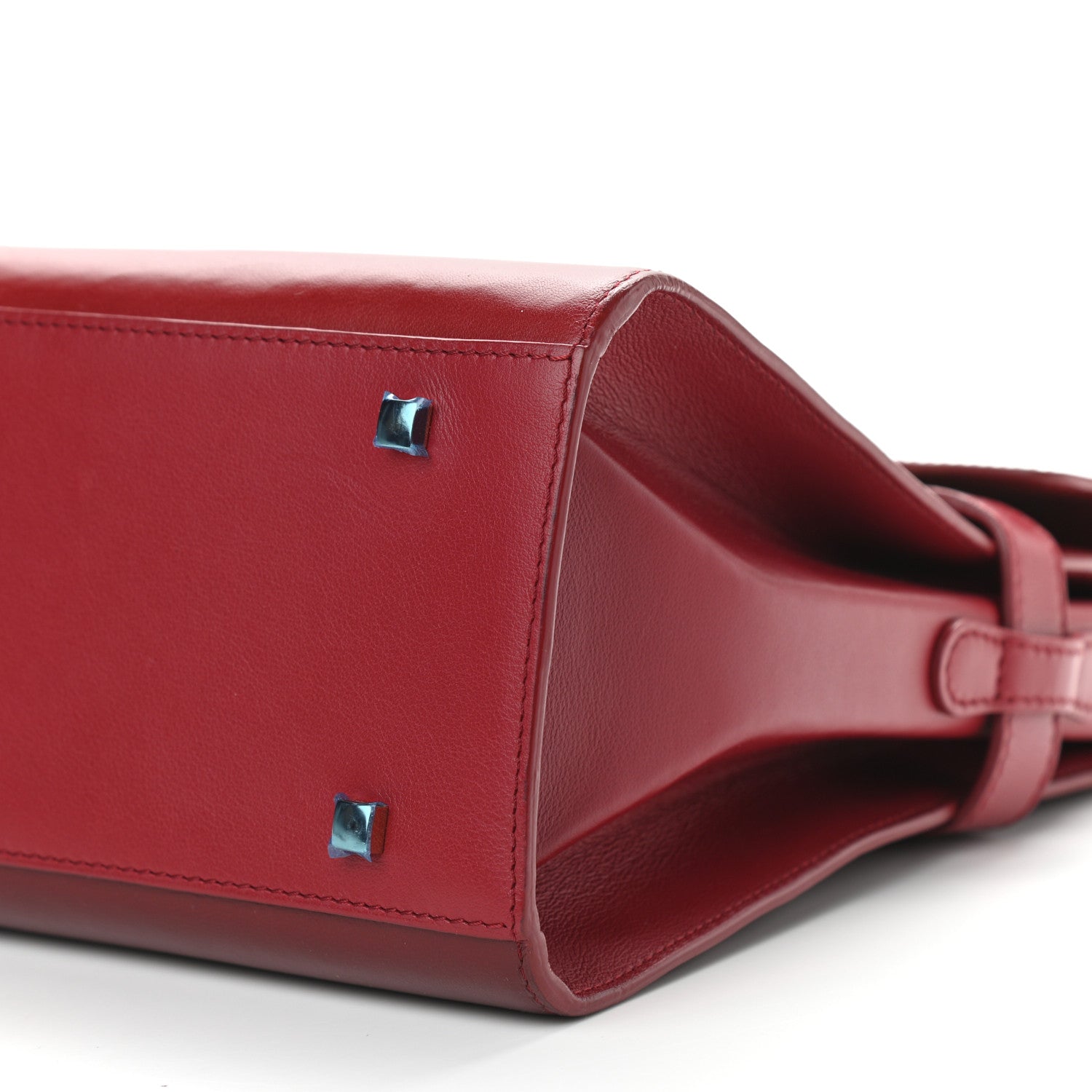 Delvaux Calfskin GM Tempete Satchel Red 10 of 11