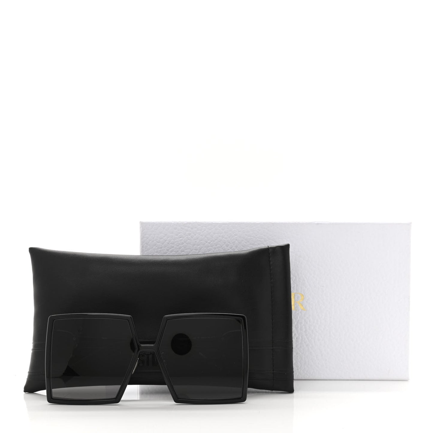 Square 30 Montaigne Sunglasses Black