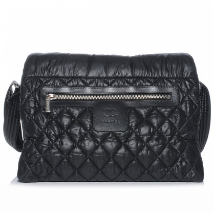 Chanel Nylon Coco Cocoon Messenger Bag Black 1 of 7