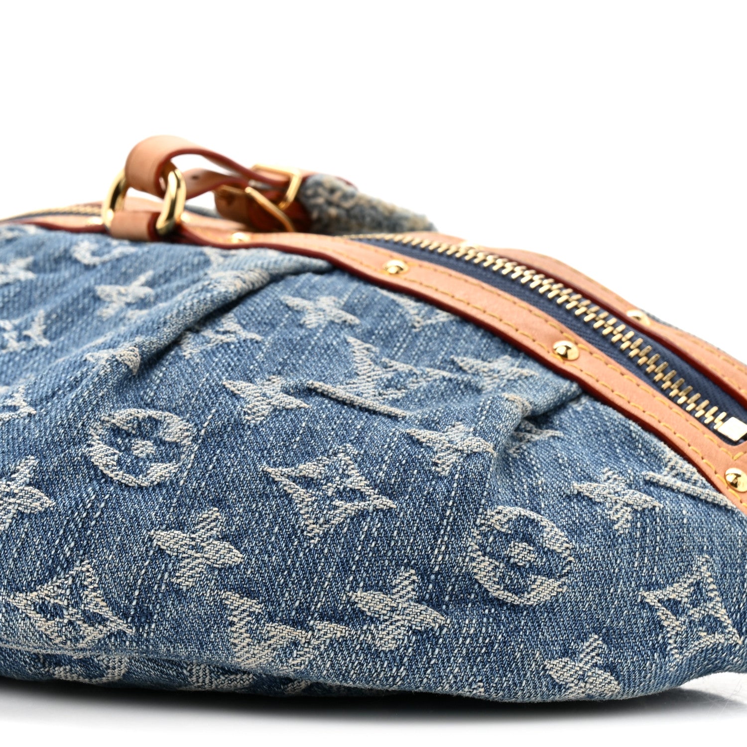 Louis Vuitton Monogram Denim High Rise Bumbag Blue 8 of 12
