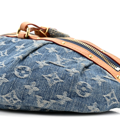 Louis Vuitton Monogram Denim High Rise Bumbag Blue 8 of 12