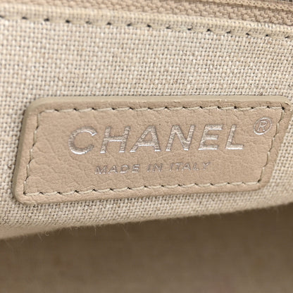 Chanel Mixed Fibers Deauville Bowling Bag Black 6 of 11