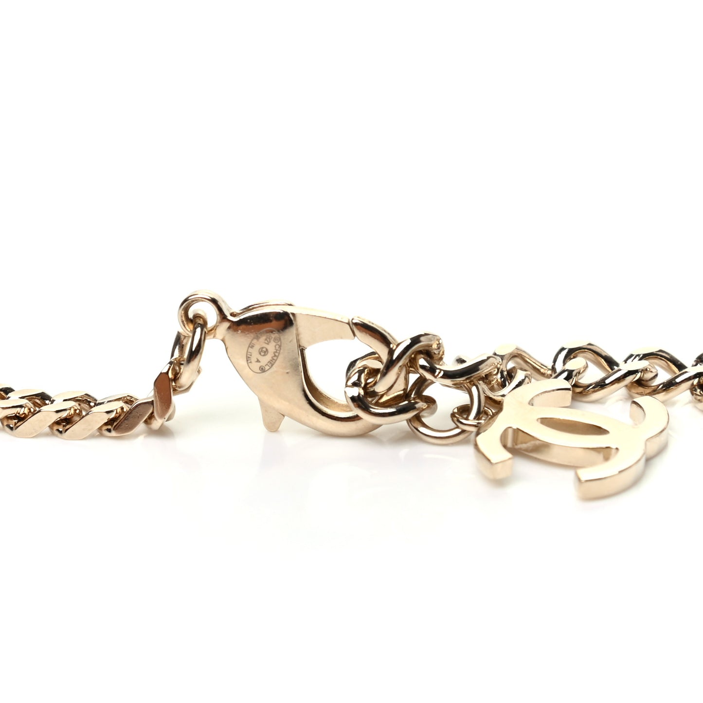 Crystal CC Chain Belt 90 Gold