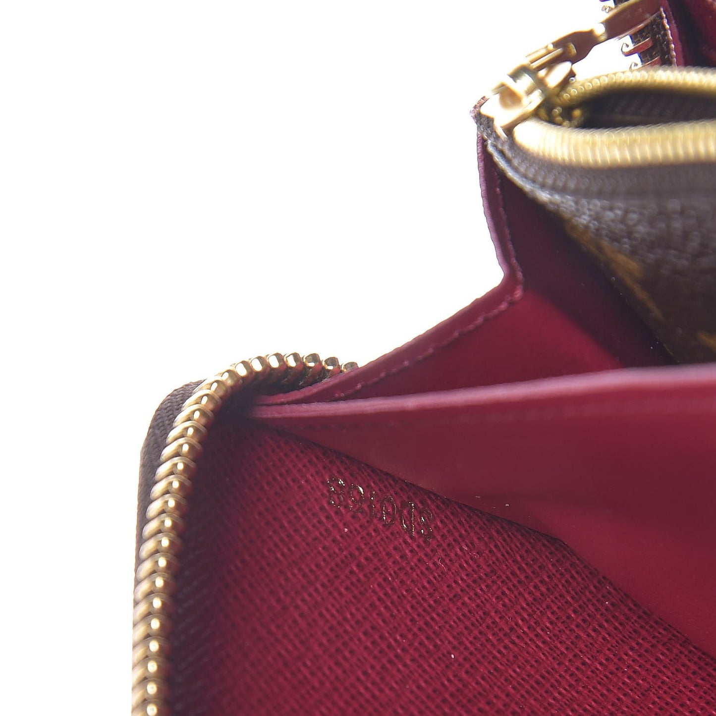 Monogram Clemence Wallet Fuchsia