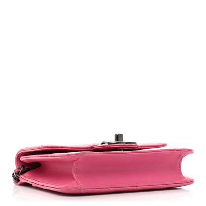 Chanel Lambskin Quilted Mini Crossing Times Flap Pink 4 of 16