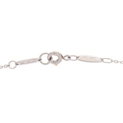 Tiffany Platinum Diamond 16mm Elsa Peretti Open Heart Pendant Necklace 8 of 8