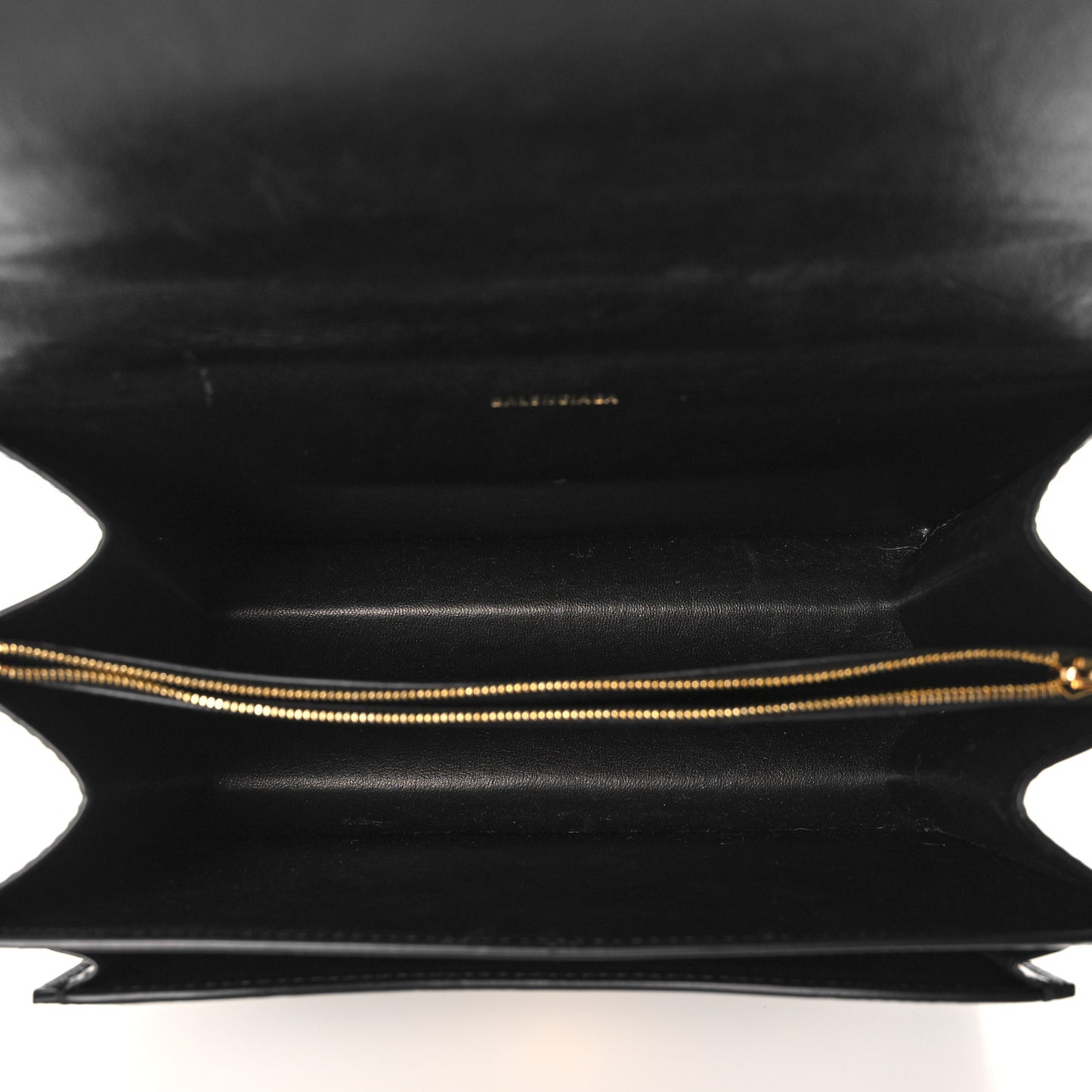 Calfskin Losange Monogram Embossed Medium Sharp Top Handle Bag Black