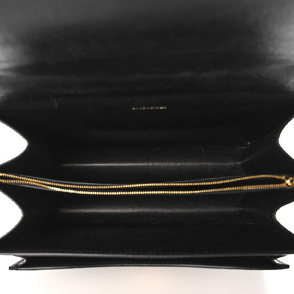 Balenciaga Calfskin Losange Monogram Embossed Medium Sharp Top Handle Bag Black 4 of 11
