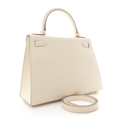 Hermes Epsom Kelly Sellier 28 Craie 3 of 11