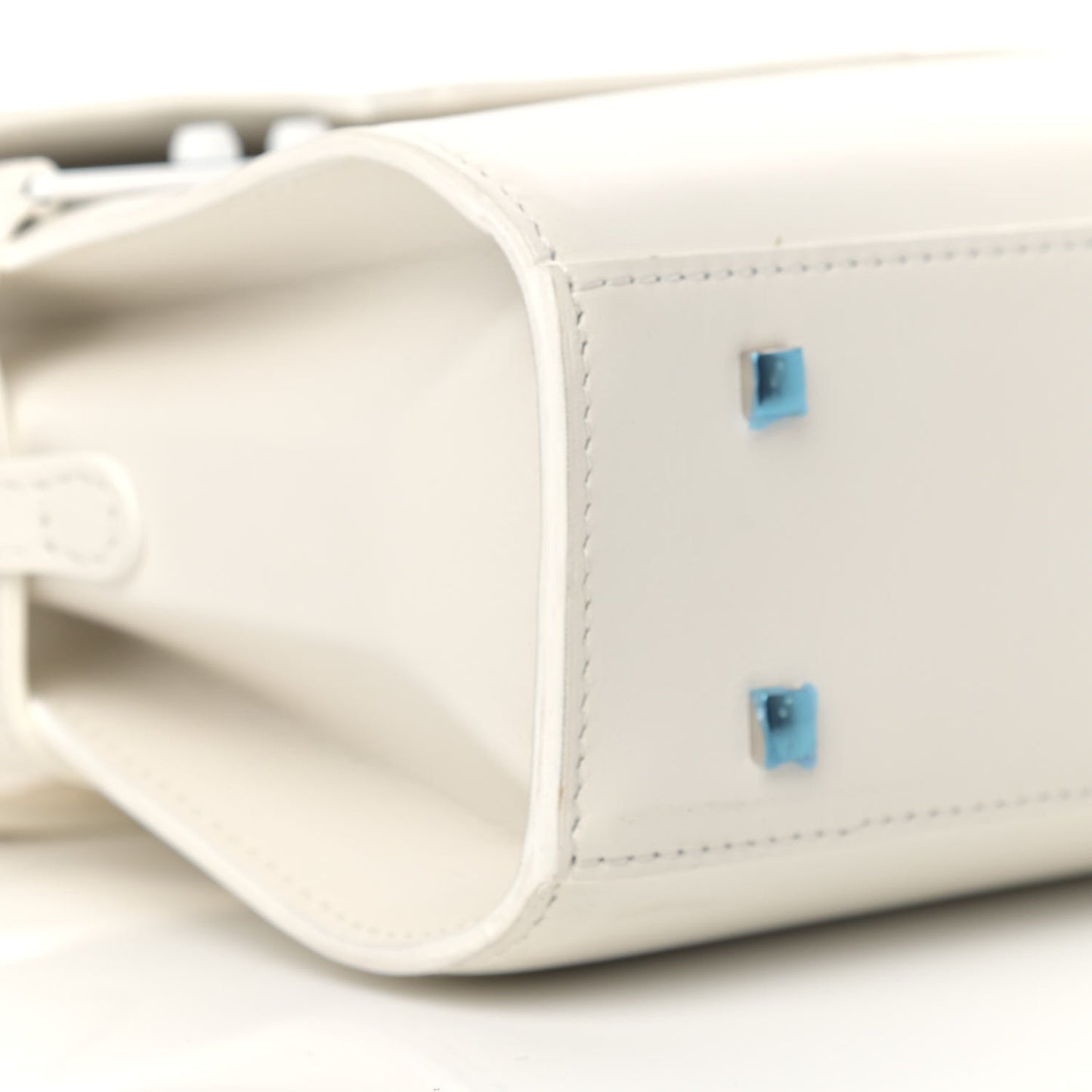 Smooth Calfskin Mini Tempete Satchel Ivory