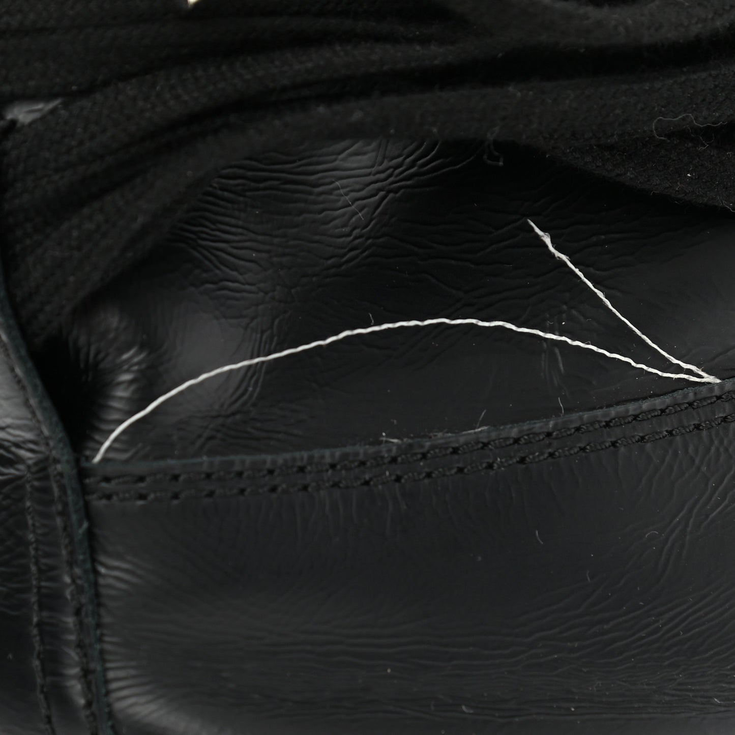 Lambskin High Top Sneakers 38.5 Black