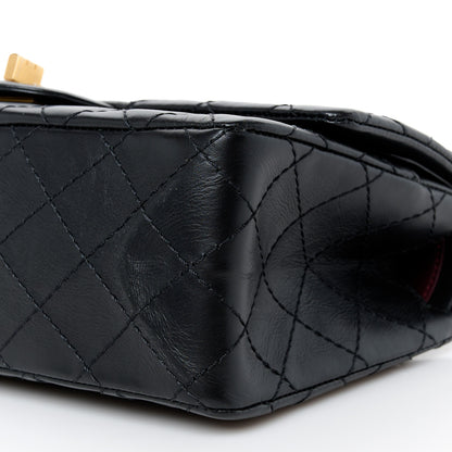 Chanel Aged Calfskin Quilted 2.55 Reissue 225 Flap Black 10 of 11