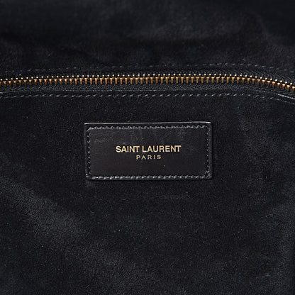 Saint Laurent Calfskin Classic Duffle 12 Black 6 of 18