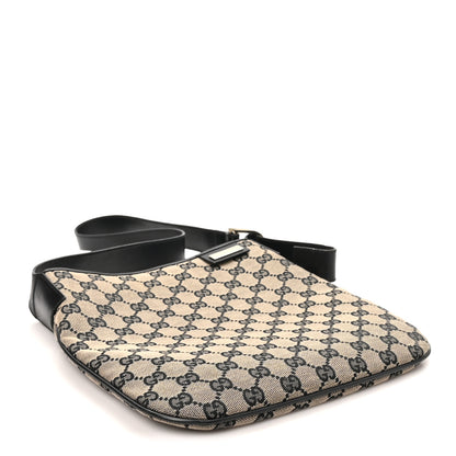Gucci GG Monogram Messenger Bag Black 4 of 10