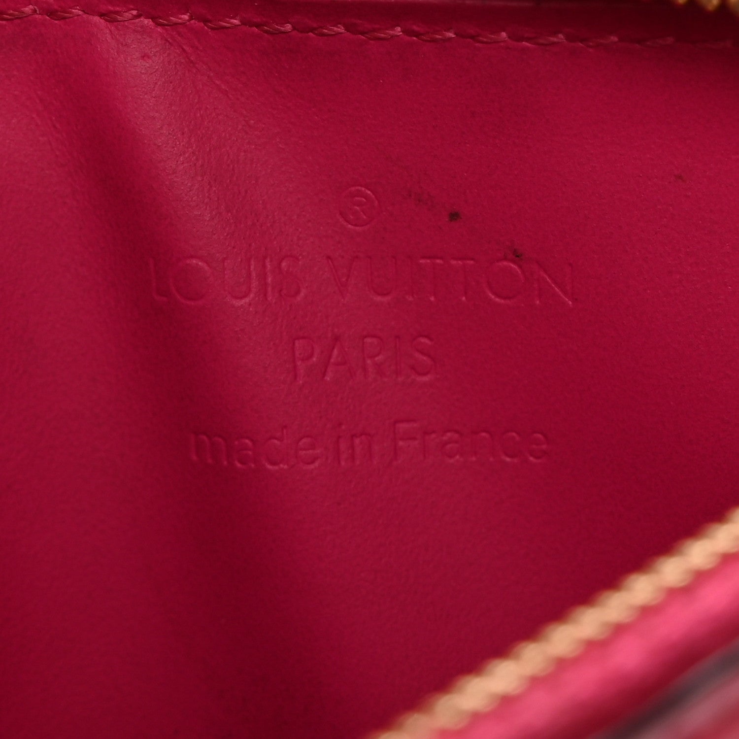 Louis Vuitton Vernis Valentine Key Pouch Fuchsia 6 of 9