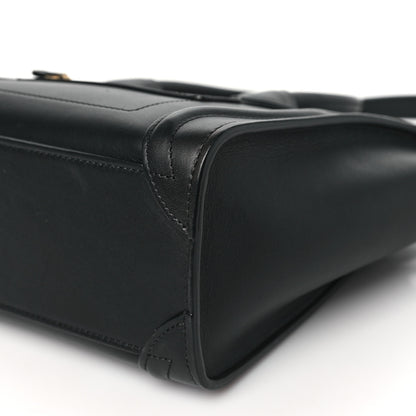 Celine Smooth Calfskin Nano Luggage Black 10 of 10