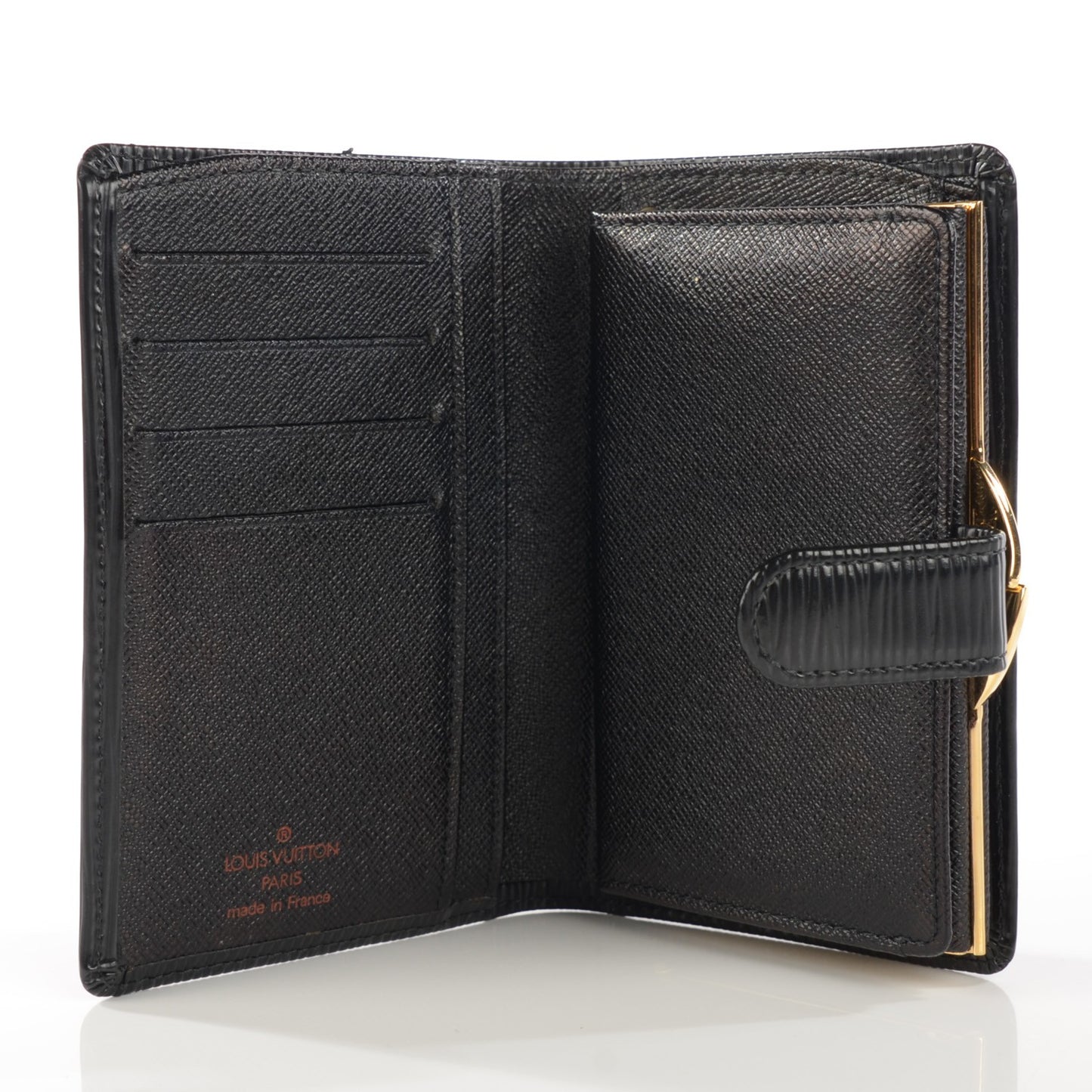 Epi French Purse Wallet Black