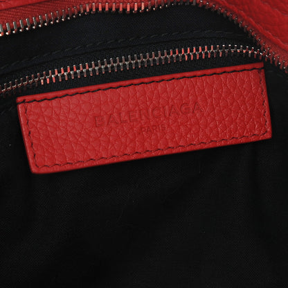 Balenciaga Vibrato Calfskin Classic Silver Hardware City Rouge Cerise 8 of 8