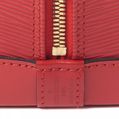 Louis Vuitton Epi Alma PM Castillan Red 8 of 10